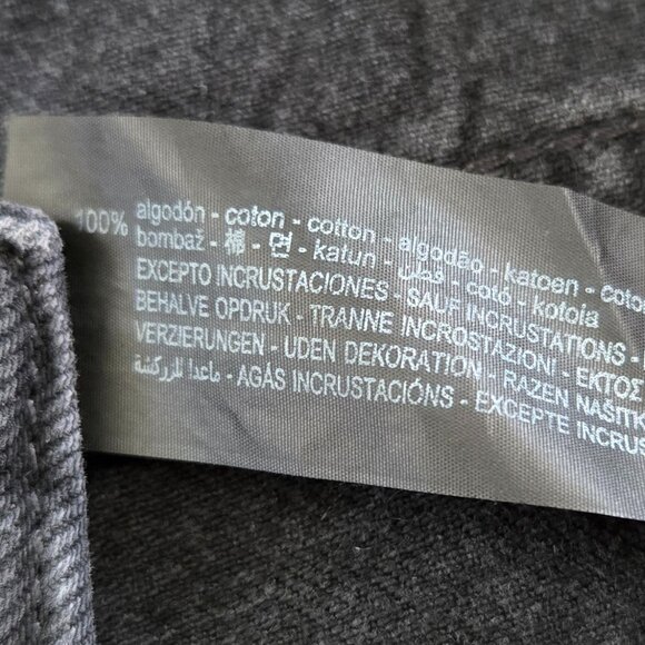 NWT Zara The Slim Rhinestone Black Studded Jeans Slim Fit 2 - Picture 10 of 10